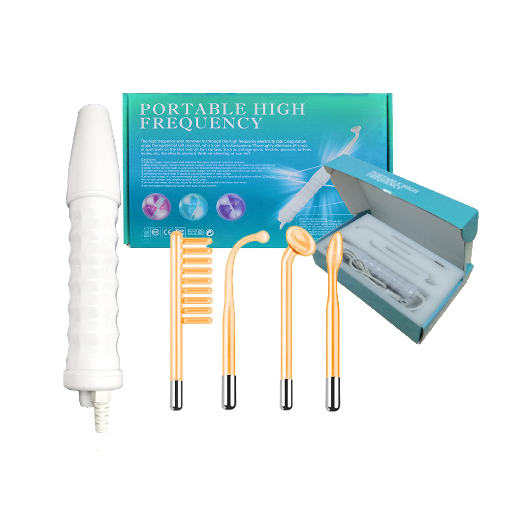 High frequency electrode wand eliminates wrinkles blemish facial other skin care tool machine