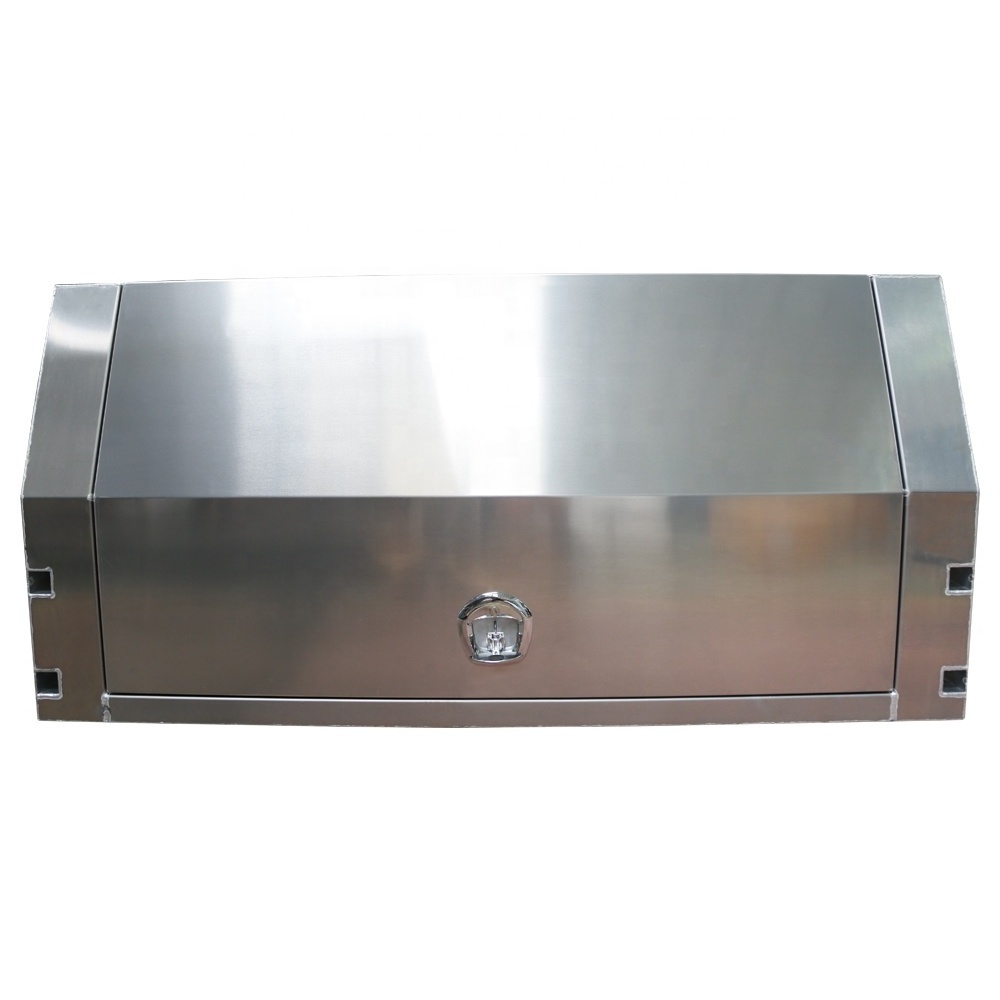 waterproof marine grade aluminum flat alloy plate ute canopy 1800*1780*860mm with whale tail handle lock and 3 door(lid)