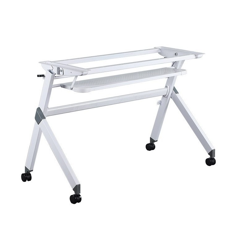 Liyu furniture school Durable Commercial folding table with casters for office Modular Folding Training Table