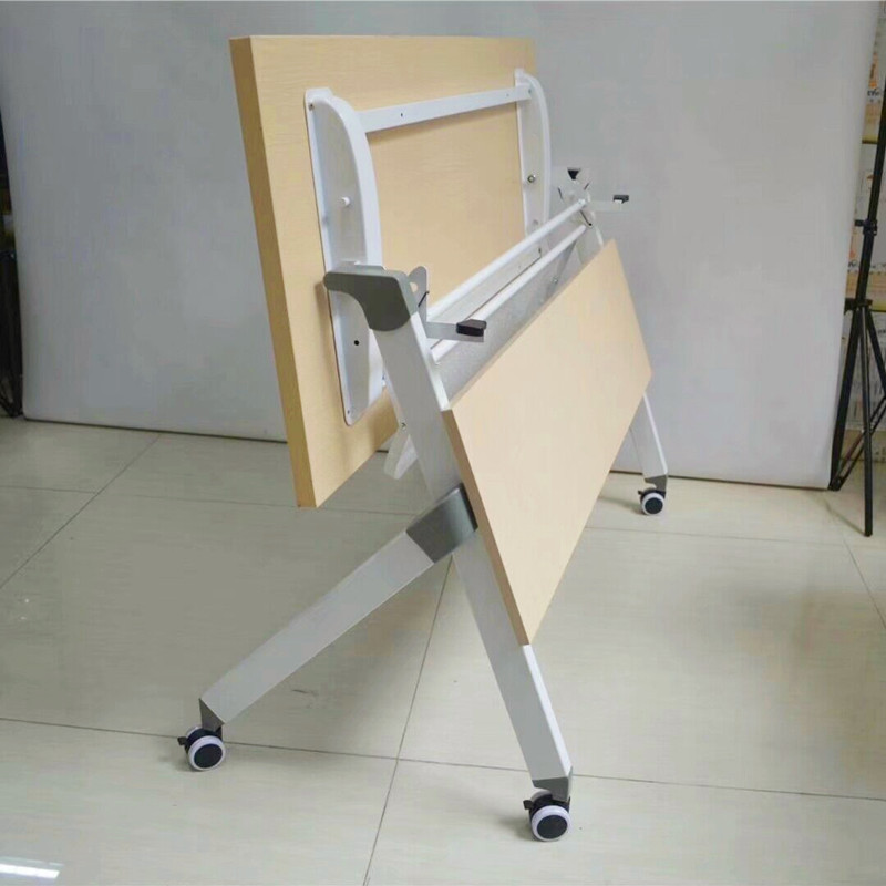 Liyu furniture school Durable Commercial folding table with casters for office Modular Folding Training Table