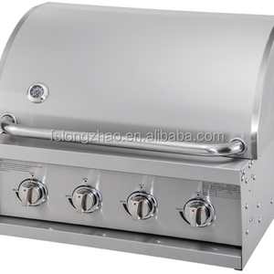 Outdoor Kitchen built in BBQ grill 3 4 Burner Stainless Steel Gas Grill with temperature sensor