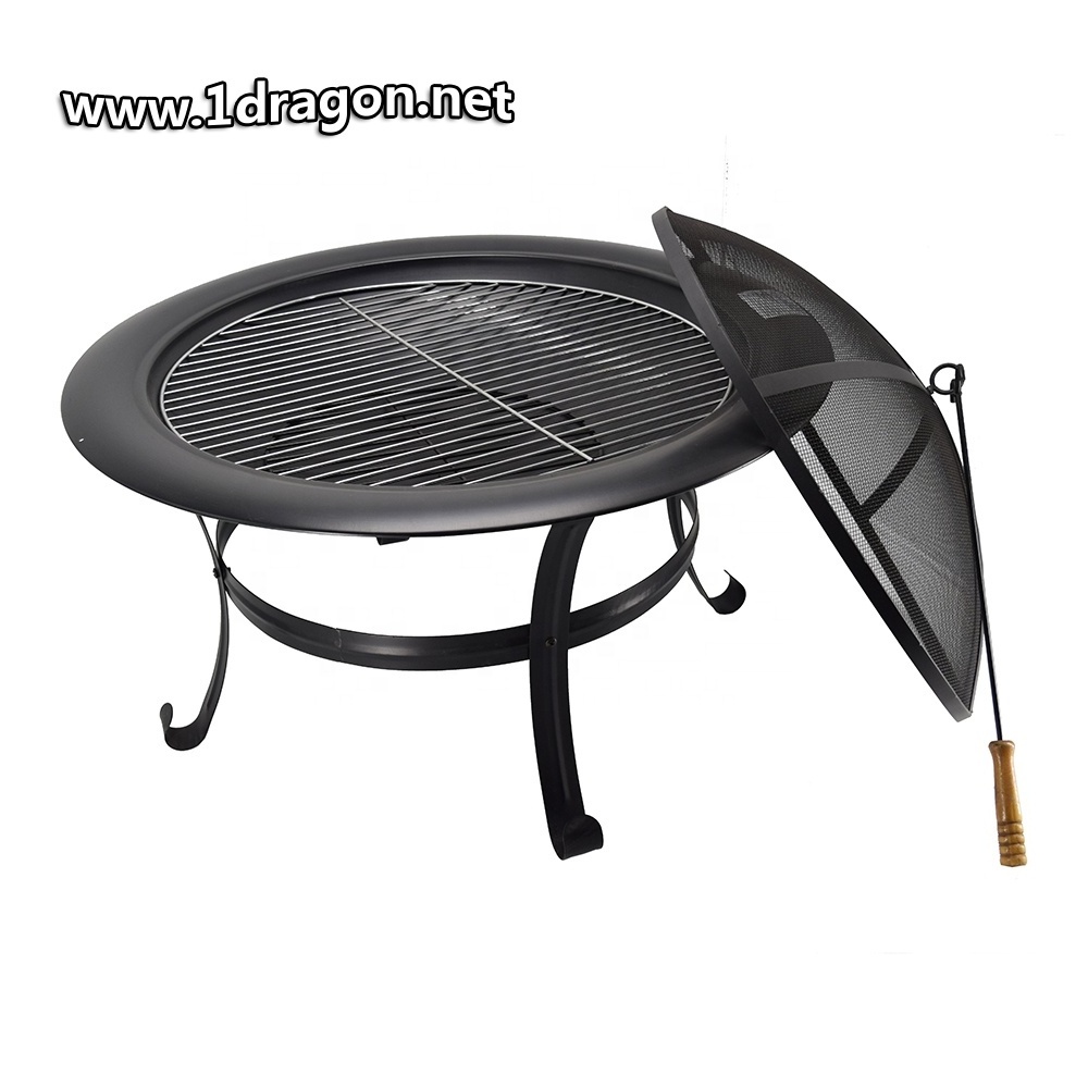 30inch Outdoor Garden Bowl Fire Pit BBQ Brazier Fire Pit