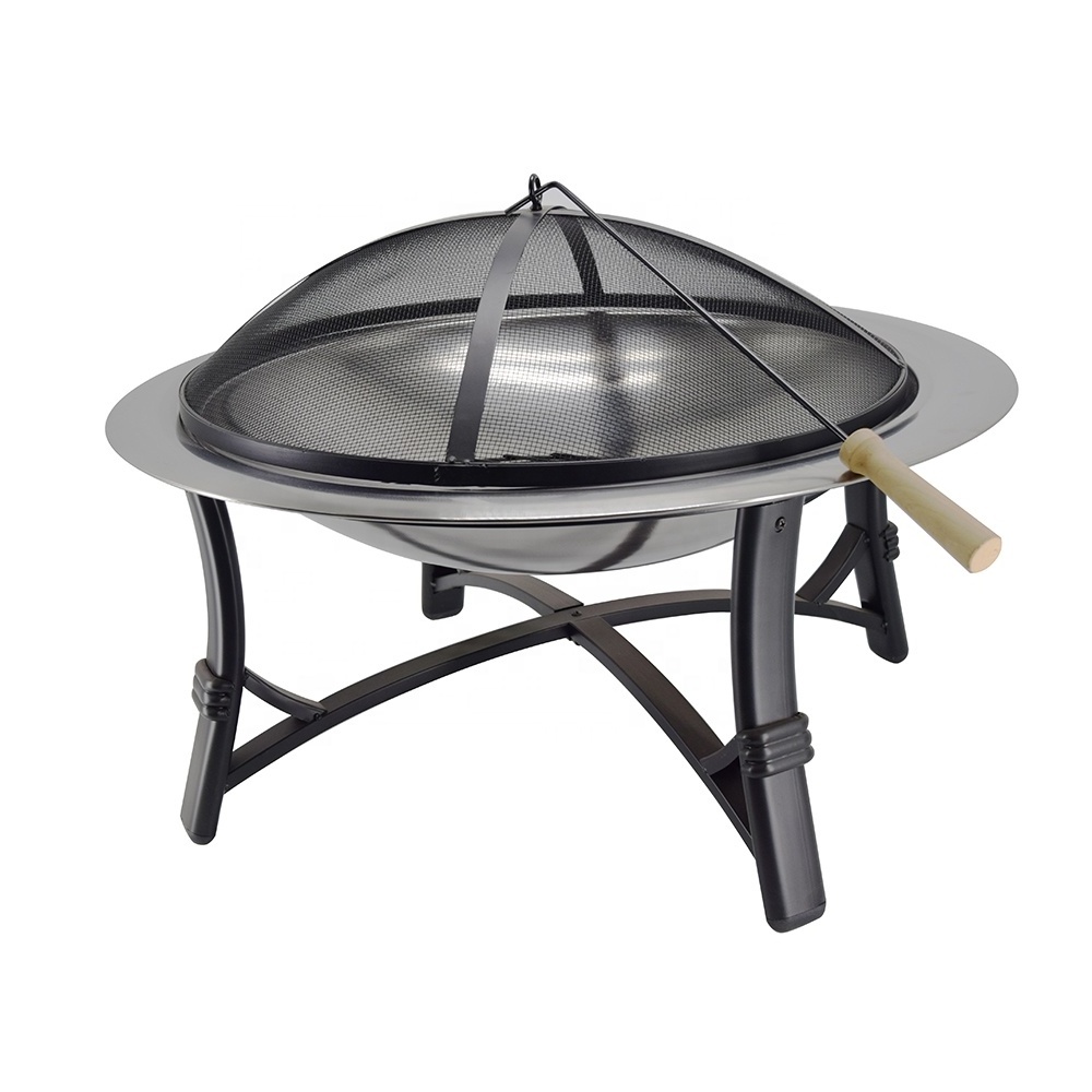 factory wholesale price 21inch 30inch Steel Outdoor Round Fire Pit for Garden