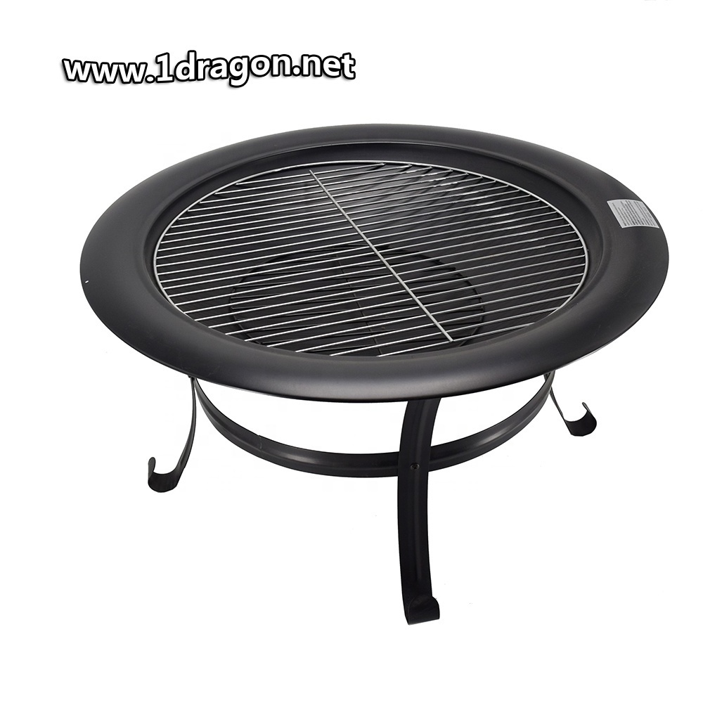 30inch Outdoor Garden Bowl Fire Pit BBQ Brazier Fire Pit