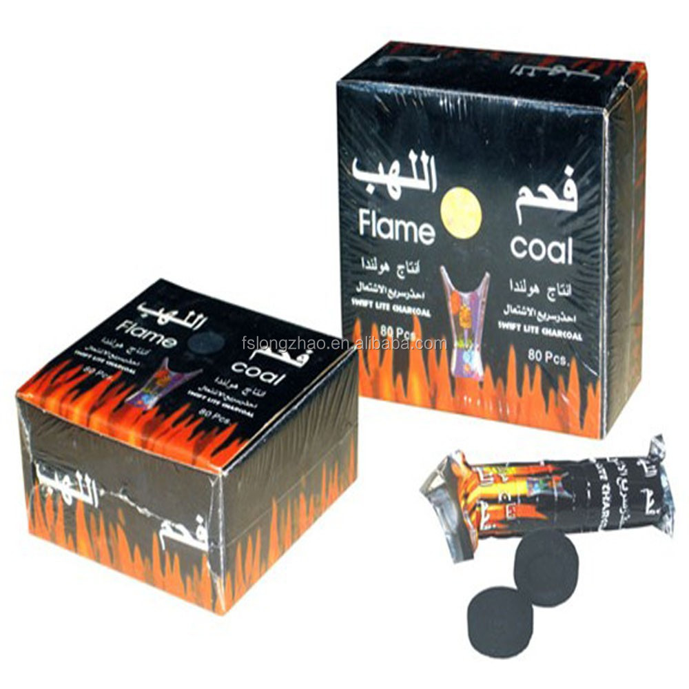 Round Black Charcoal Flame Coal Torch Coal Hookah/Shisha Charcoal For Hookah easy to light up