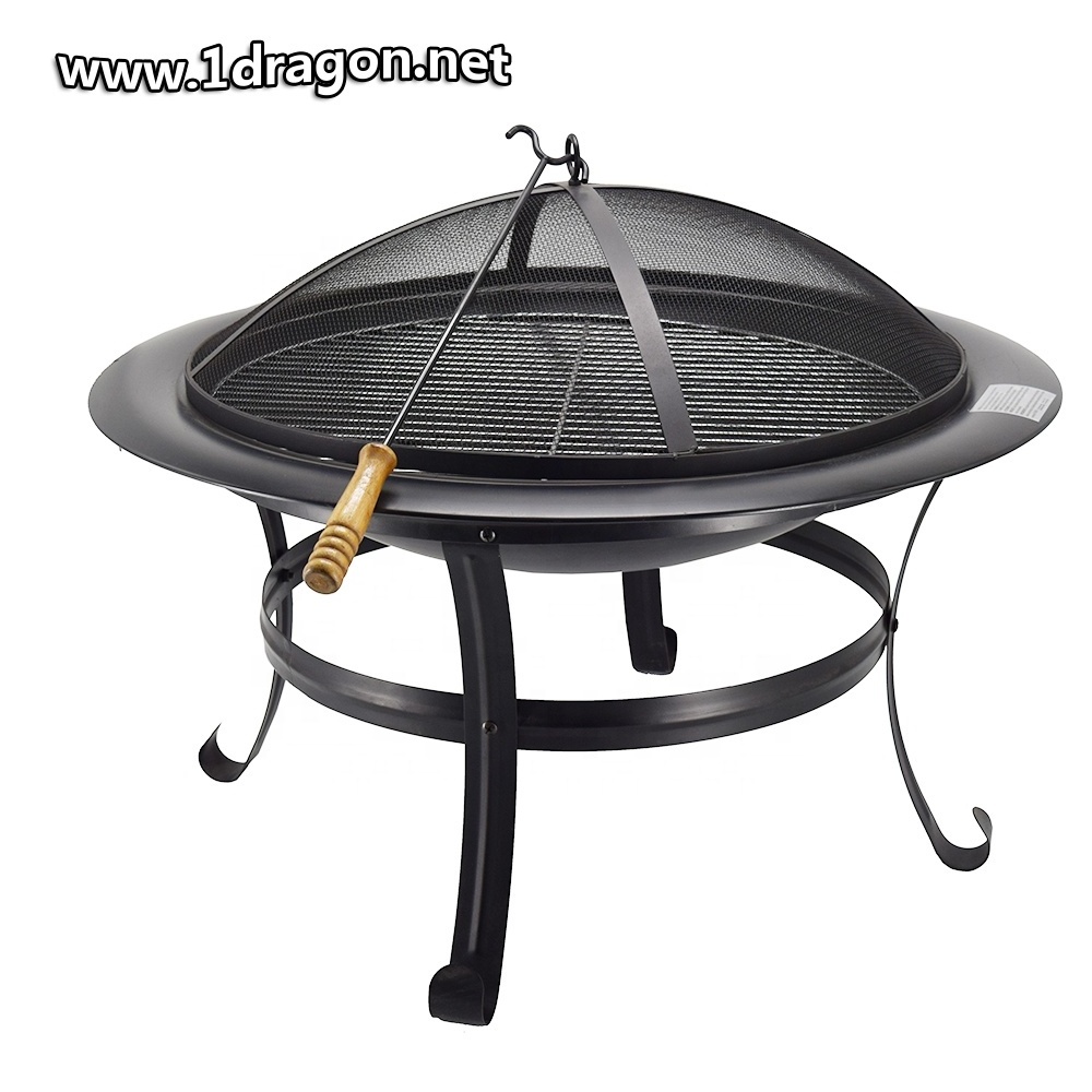 30inch Outdoor Garden Bowl Fire Pit BBQ Brazier Fire Pit