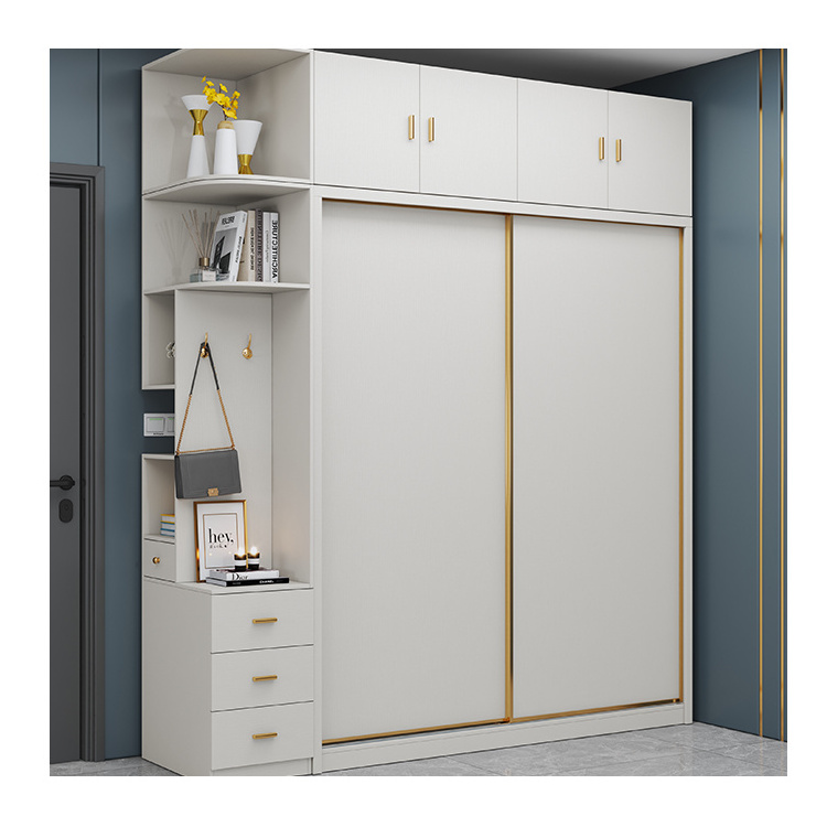 High Quality Closet Wardrobe Home Furniture 2 Door Wardrobe Designs