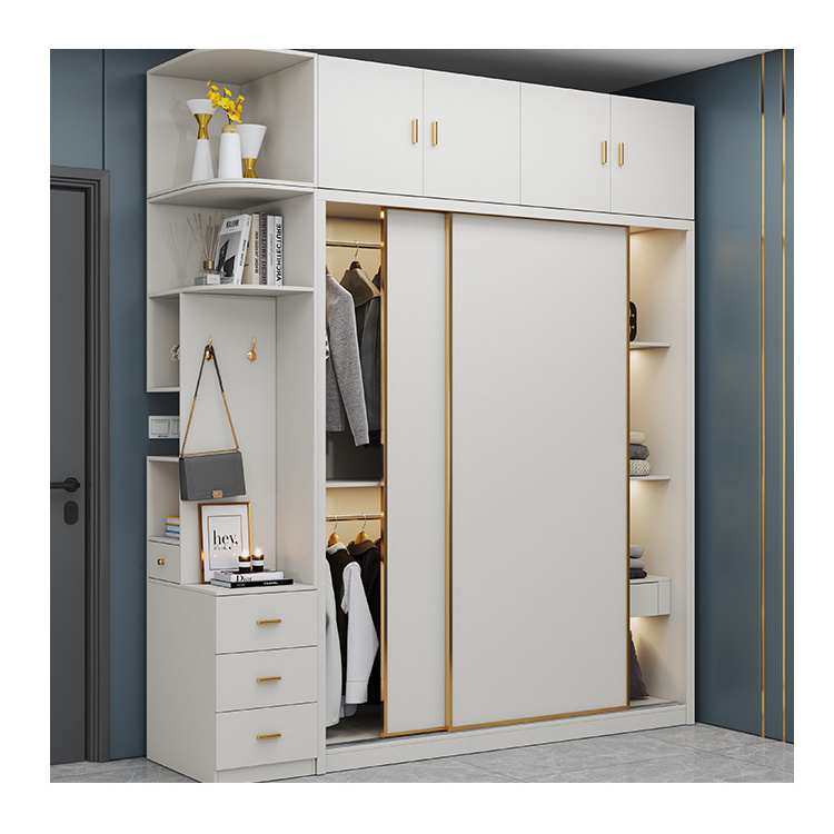 High Quality Closet Wardrobe Home Furniture 2 Door Wardrobe Designs