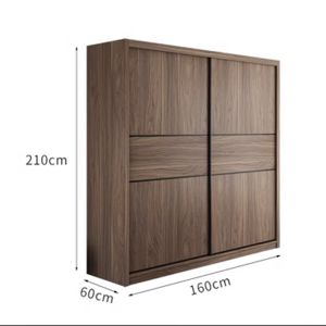 factory  freestanding wooden wardrobe classic sliding door wardrobe  for bedroom