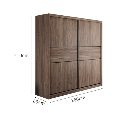 factory  freestanding wooden wardrobe classic sliding door wardrobe  for bedroom