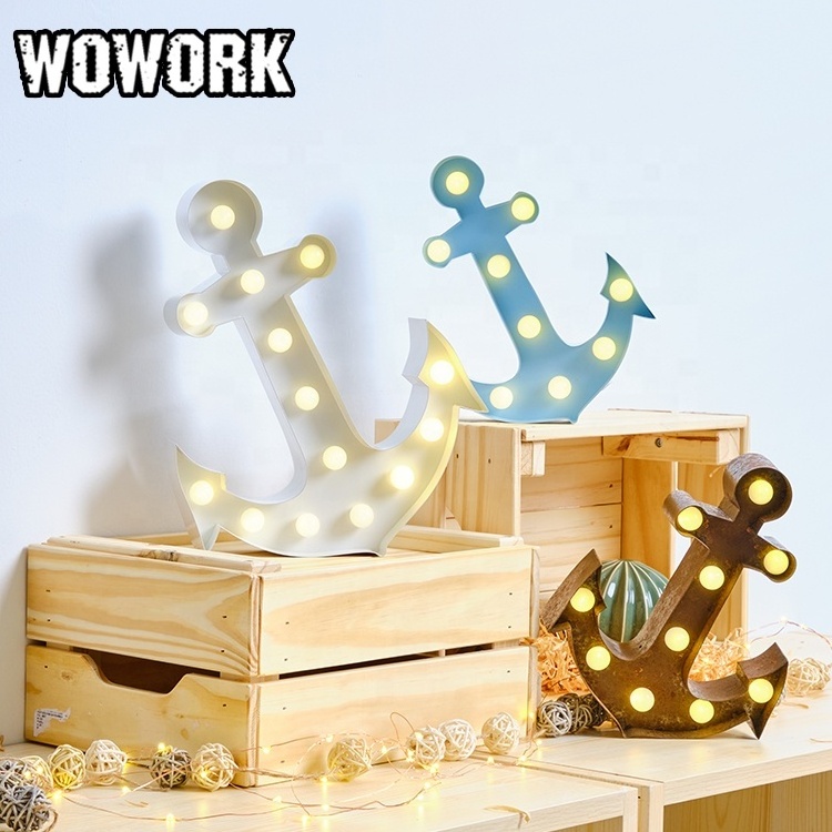 2024 WOWORK 3V personalized handmade metal frame pumpkin decor lights for Halloween day