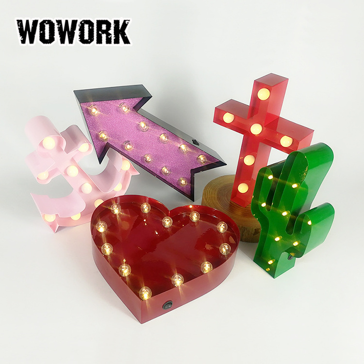 2024 WOWORK battery operated arrow lamps for XMAS decoration