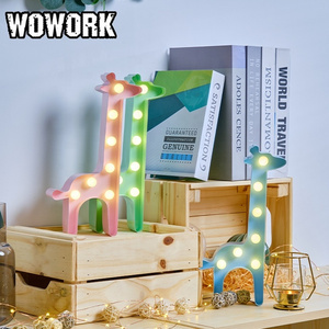 2024 WOWORK christmas decor joined name or words letter light of wall mounted