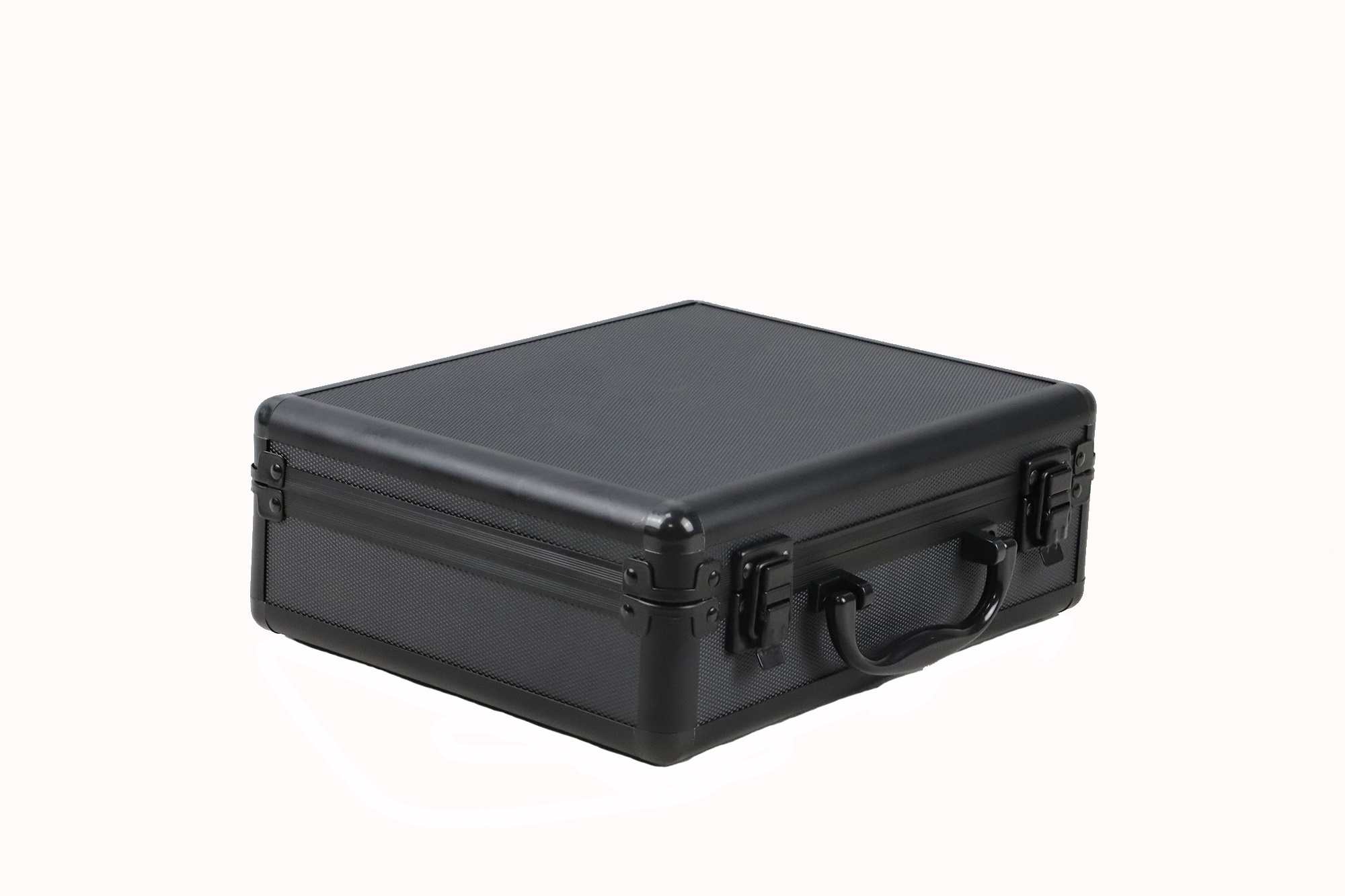 Hard Shell Aluminum Carrying Case Portable shockproof Box with Customizable Pick&Pluck Foam Black Storage Tool Case