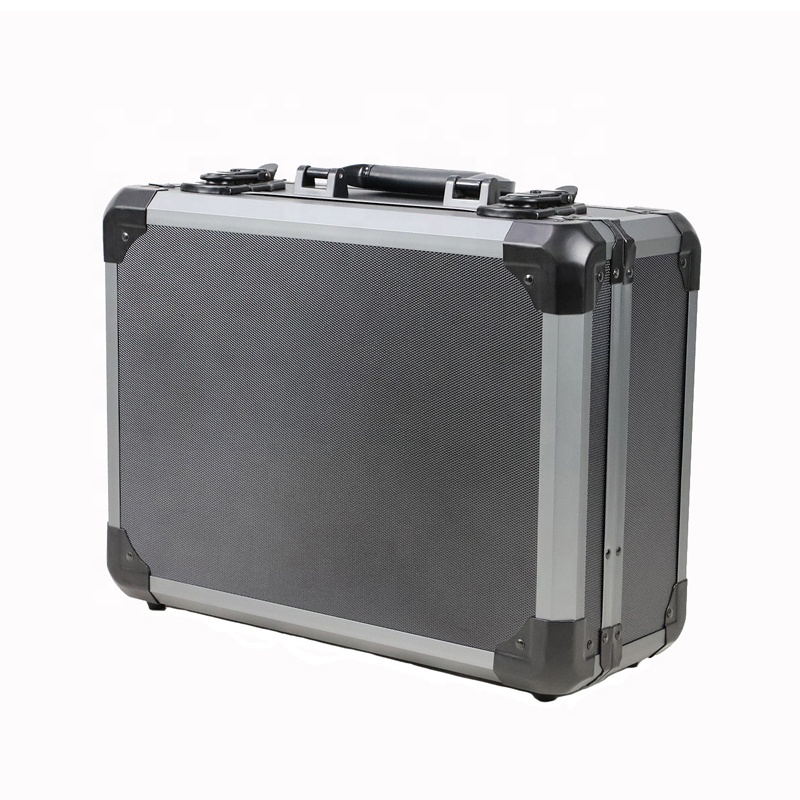 ODM OEM Small Tool Case Organizer Waterproof Shockproof Aluminum Tool Case With Foam Insert Lockable Toolbox