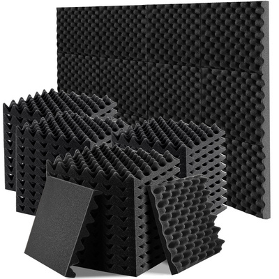 BONNO Egg Foam Sound Proof Crate Pad Egg Carton Acoustic Foam Panels Fire Retardant Sound Absorbing Foam Door Soundproofing