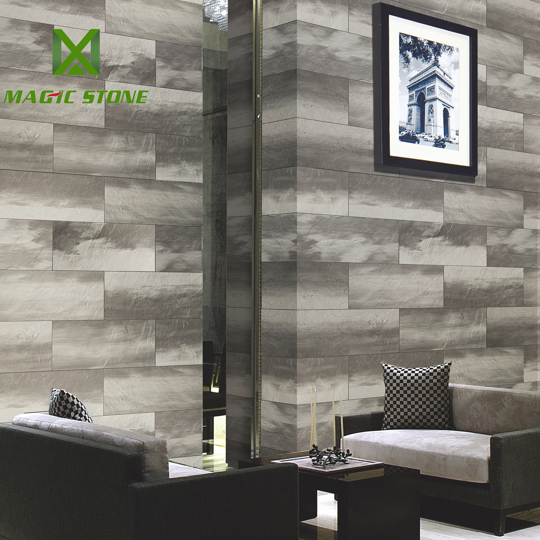 China wholesale interior wall cladding panels cheap slate tile stone mcm exterior cladding flexible wall tiles