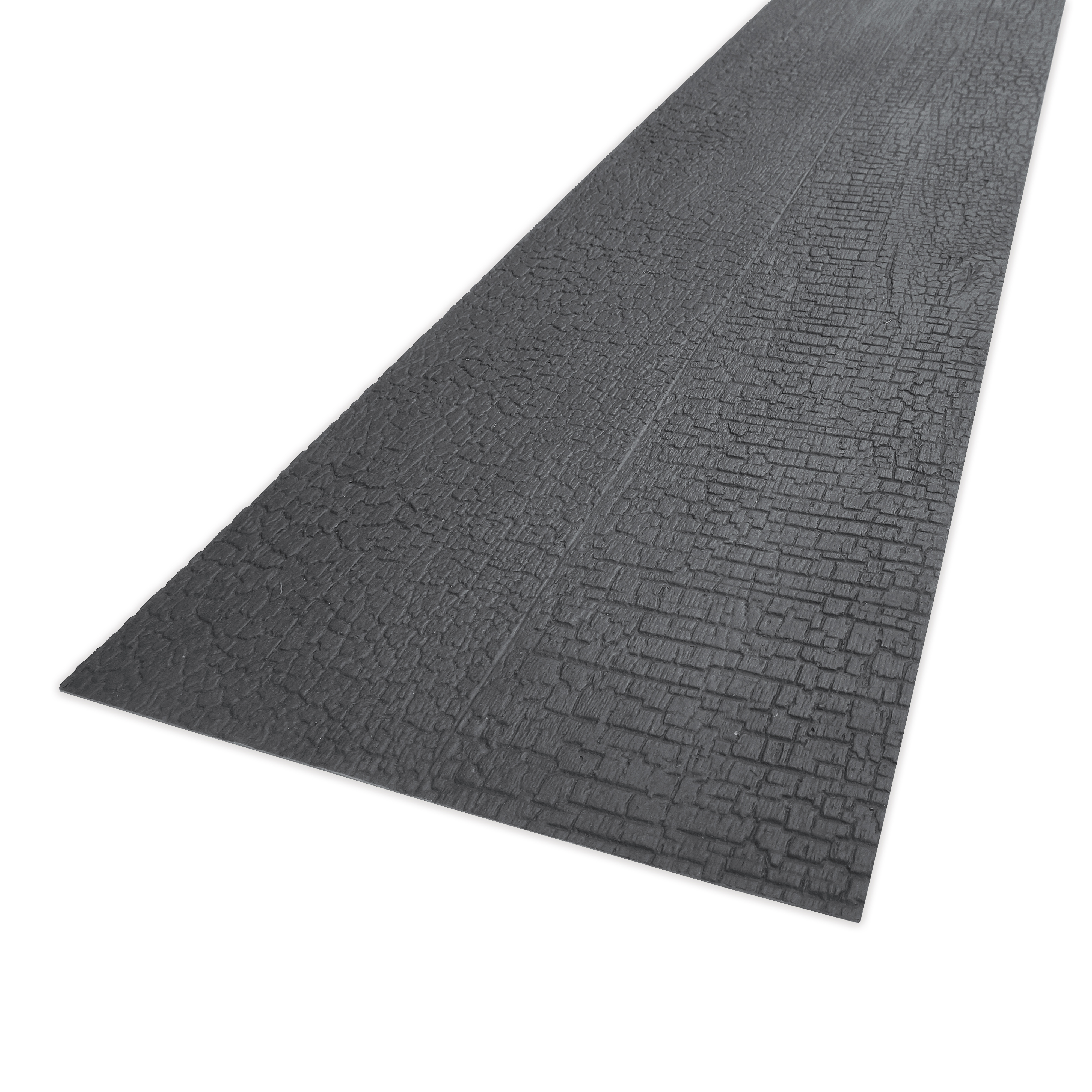 MS Charcoal Burnt Wood Board Soft Flexible Tile Waterproof Wood Textured Large Wall Panel for Exterior Wall Cladding