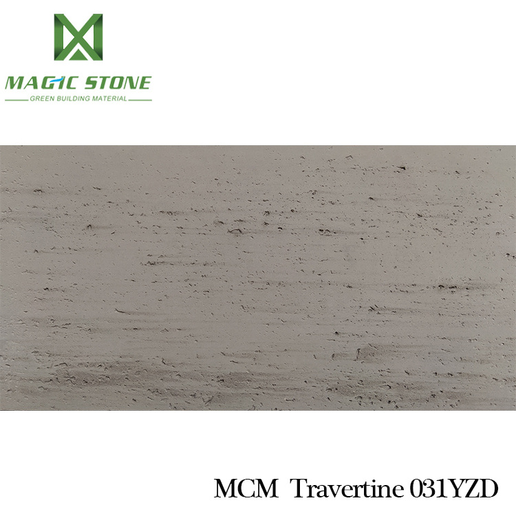 MCM Dark Grey Travertine Amti-Slip Villa Commercial High Building Interior Stone