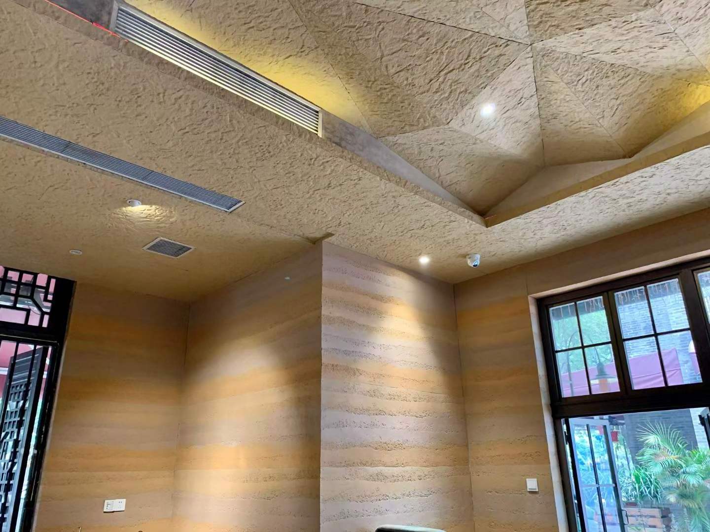 Effective Modified Cladding Bendable MS Rammed Earth Board For Interior and Exterior Wall Decoration