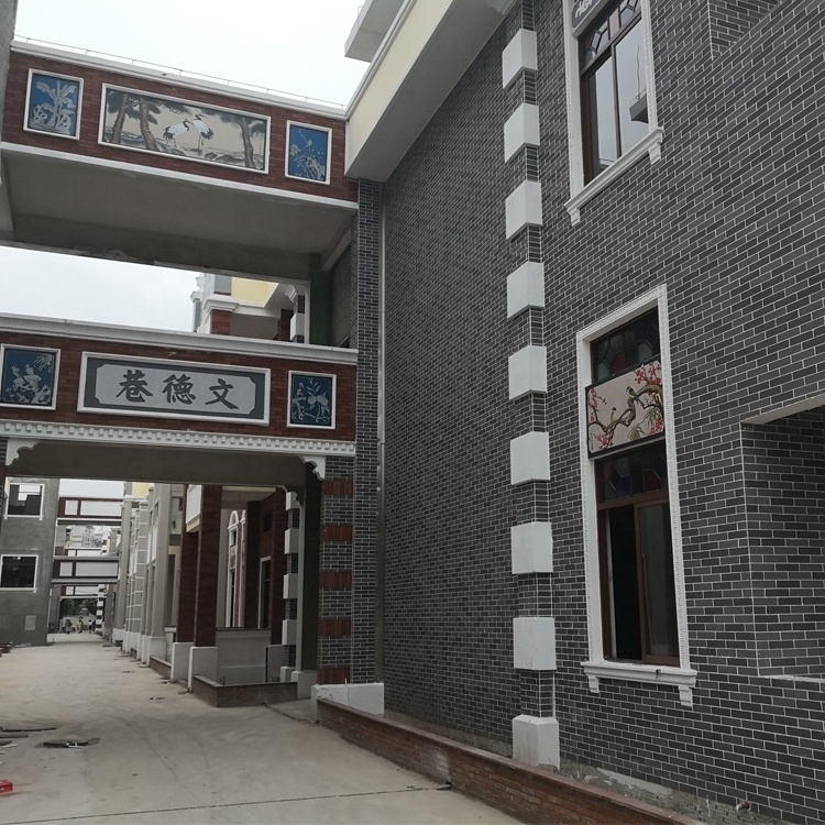 240*60mm MCM Acid resistant thin brick veneer flexible clay modern design facing bricks