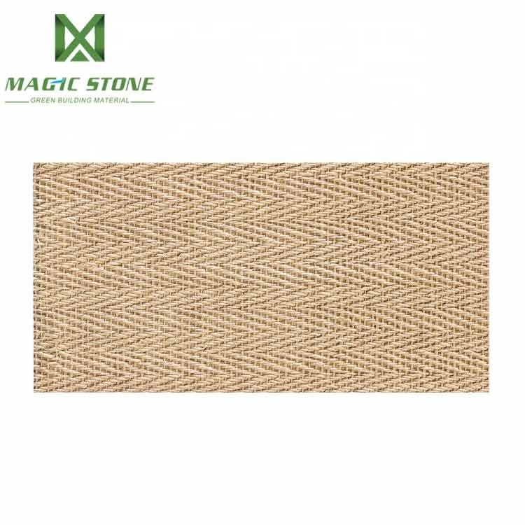 Mcm Weaving Series Flexible Artificial  Stone Veneer Drop Ceiling Tiles Decorative