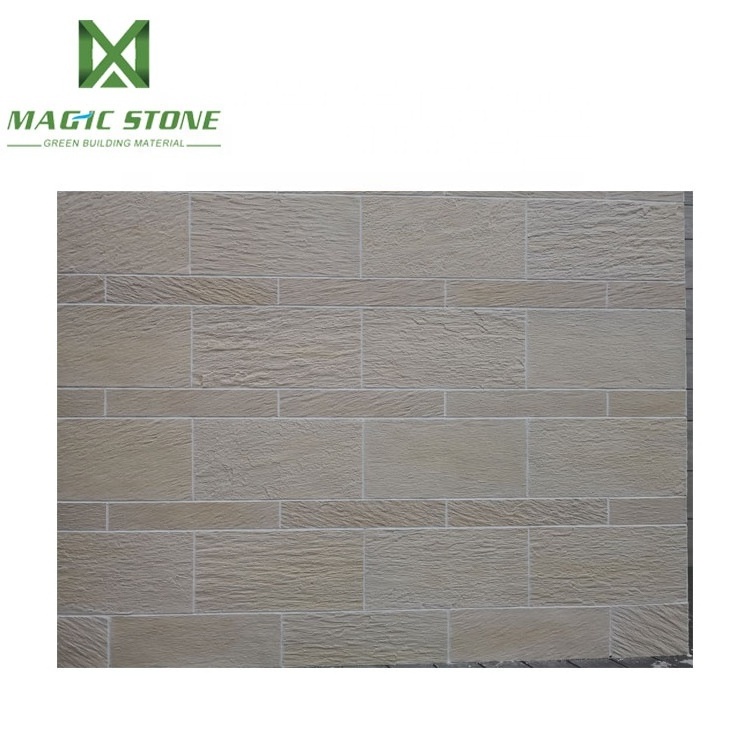 MCM Mineral flexible soft age stone artistic stone tiles for high building exterior wall decoration