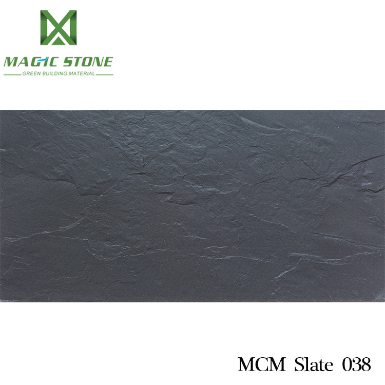 Blue Slate Exterior Wall And MCM Floor Tiles Bendable Fireproof And Freeze-Thaw Resistance Natural Stone