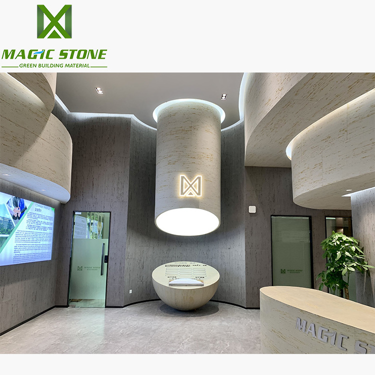 Magic Stone Green Flexi Clay Cladding MCM Flexible Stone Travertine Natural Stone Veneer Unique and Classics