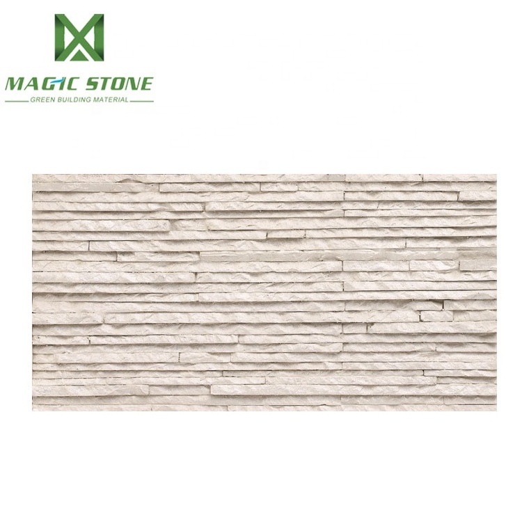 New style artistic stone wall tiles building decoration peel and stick MCM flexible wall tile