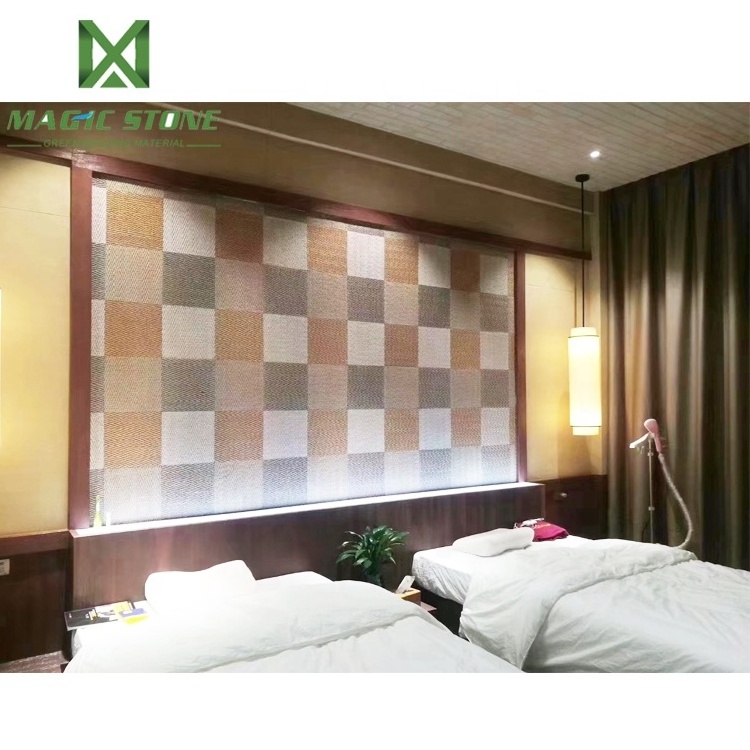 Flexible clay high quality MCM weaving series fabric decor soft ceramic tile for hotel