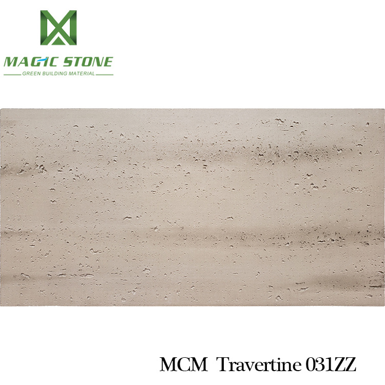 MCM Dark Grey Travertine Amti-Slip Villa Commercial High Building Interior Stone