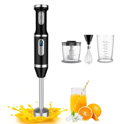 4-In-1 immersion blender 700ml juice cup stainless steel whisk 600ml chopper hand held usb smart food processor