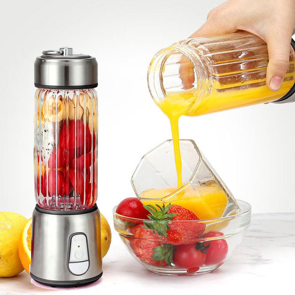 Manufacture home kitchen appliance multi function fruit juice bottle usb mini electric food processor