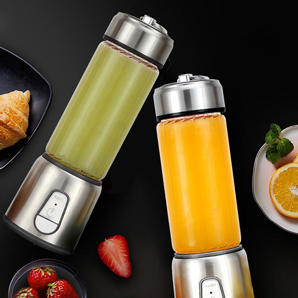 Manufacture home kitchen appliance multi function fruit juice bottle usb mini electric food processor