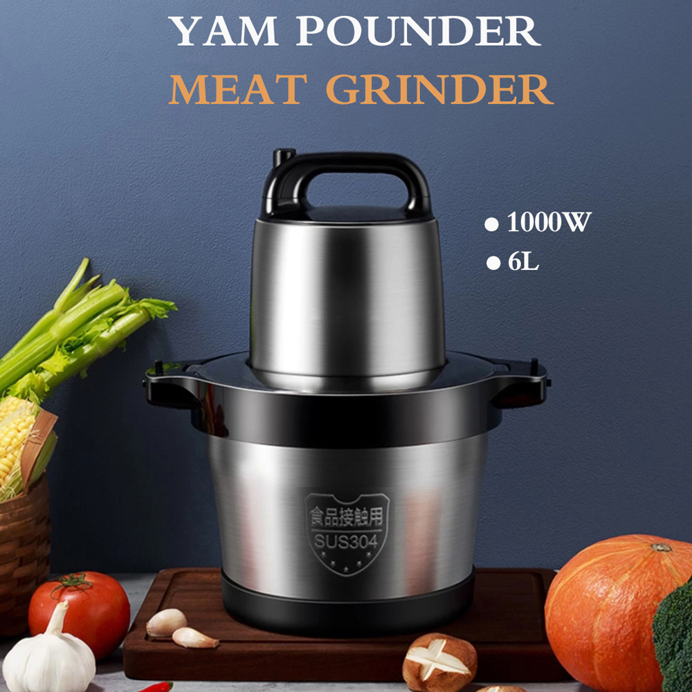 Heavy duty powerful commercial multi-function stainless steel meat grinder kitchen food processor