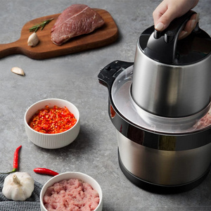 Commercial home kitchen appliance stainless steel fufu meat food vegetable powerful electric 6l yam pounder