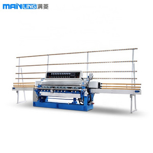 Manling PLC Mirror Glass Beveling Machine Polishing Equipment 20mm size glass bevelling edger