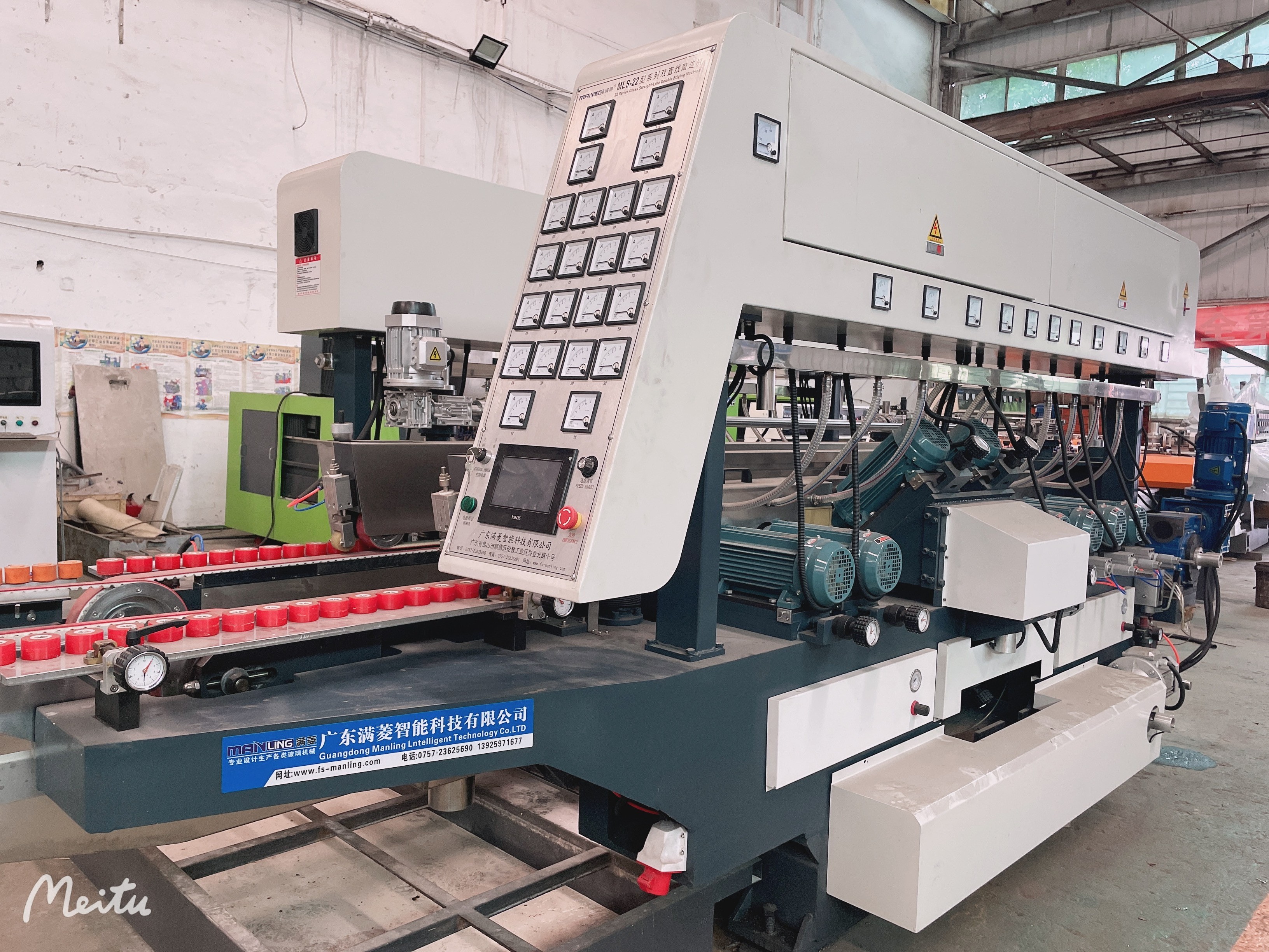 Double Edger of Glass Making Machine L Type High Speed Glass Engineers Available to Service Machinery Overseas Hot Product 2020