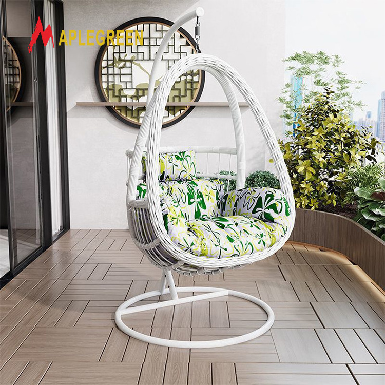 Modern Outdoor patio garden furniture swings egg chair Aluminium Hanging Chair for Garden Patio Patio Swing Chair