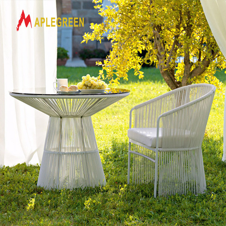 Garden outdoor leisure tables and chairs patio rattan tables and chairs balcony patio dining set