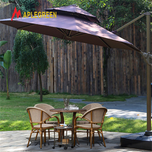 Custom Outdoor Restaurant Sunshade Patio Garden Umbrella Cafe Parasol Beach patio umbrella For Hotel Restaurant Beach