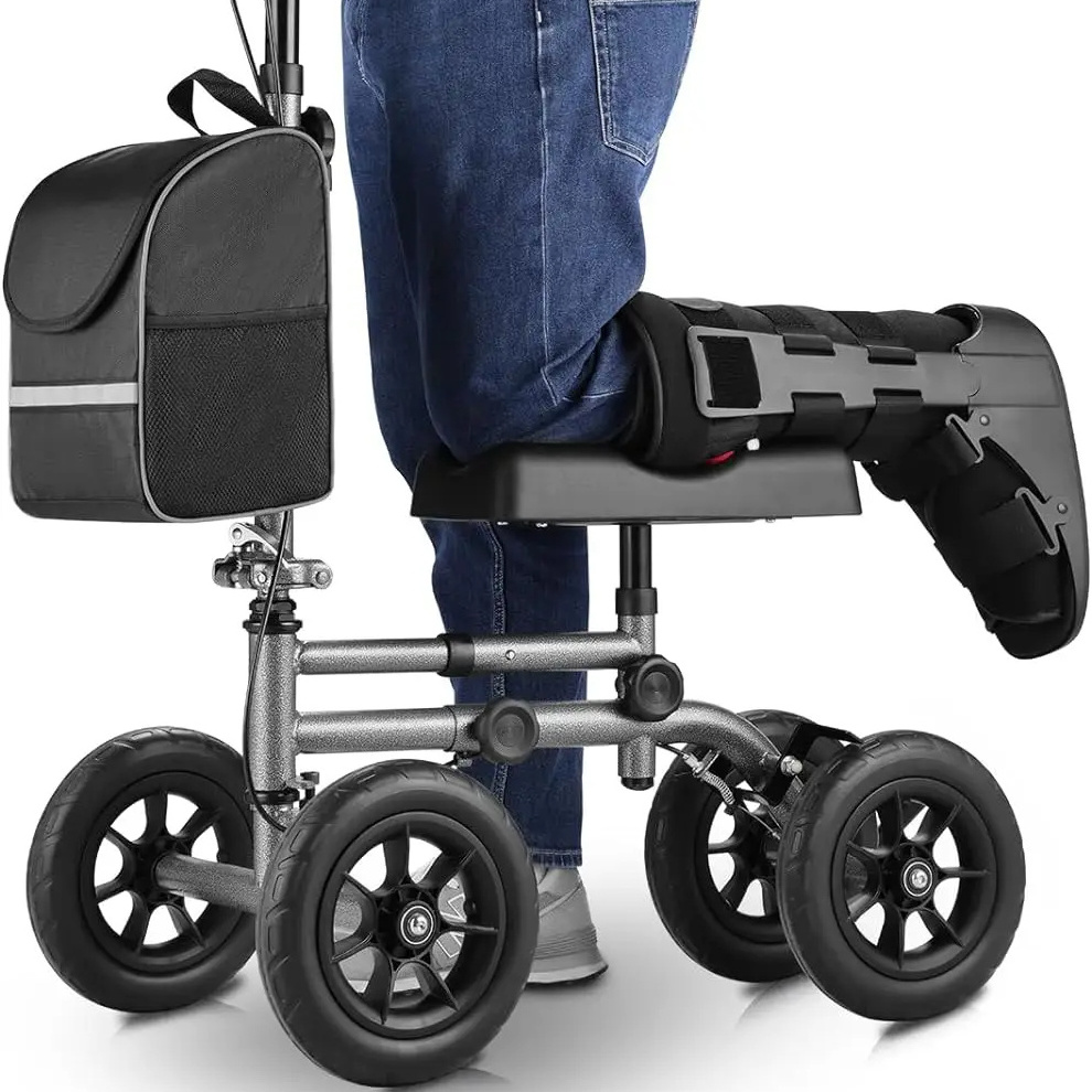 Mason Mobility Aid 10 inch Knee Walker with Soft knee pads and Height adjustable