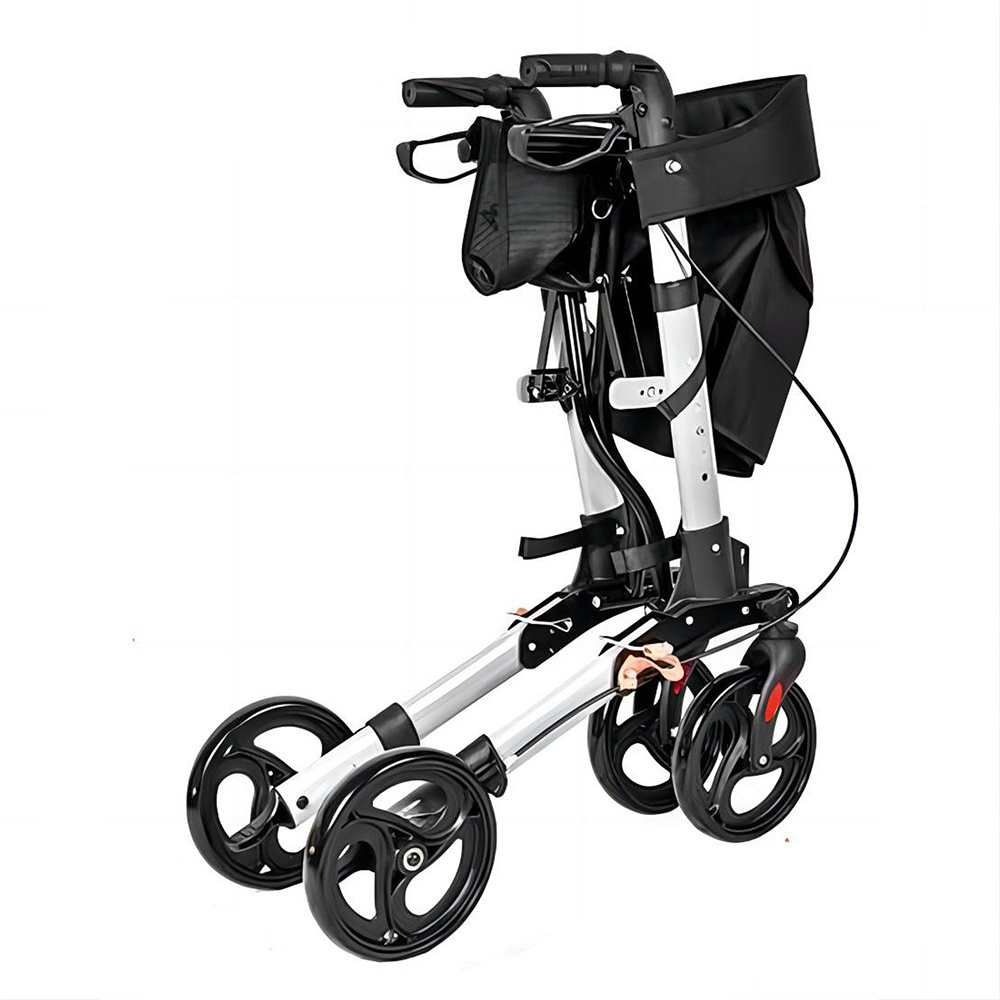 OEM Factory Rollator Walker For Elderly Lightweight Rollator for Foldable Aluminum Walker Rehabilitation Therapy Supplies