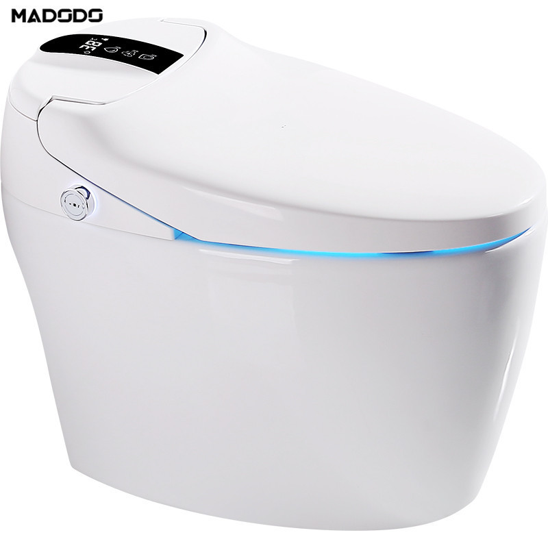 Modern Bathroom P/S Trap Floor Mounted Smart Intelligent Toilet Automatic Sensor Flush Electronic Bidet Smart Toilet For Hotel