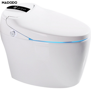 Modern Bathroom P/S Trap Floor Mounted Smart Intelligent Toilet Automatic Sensor Flush Electronic Bidet Smart Toilet For Hotel