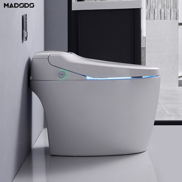 Modern Bathroom P/S Trap Floor Mounted Smart Intelligent Toilet Automatic Sensor Flush Electronic Bidet Smart Toilet For Hotel