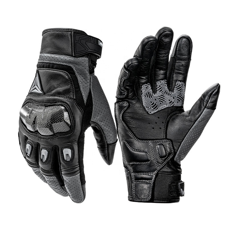 MOTOWOLF Motowolf Outdoor Motorcycle riding Protective Carbon Fiber High Quality Leather Gloves