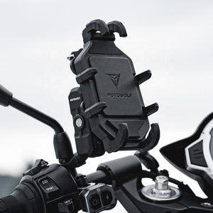 MOTOWOLF Universal motorcycle accessories anti-slip and strong frame riding phone holder