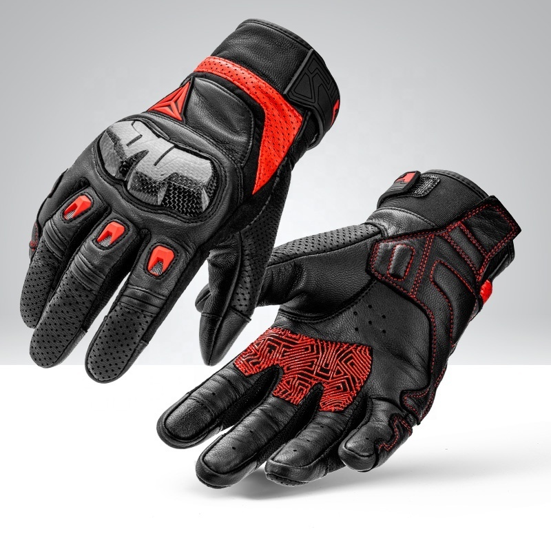 MOTOWOLF Motowolf Outdoor Motorcycle riding Protective Carbon Fiber High Quality Leather Gloves